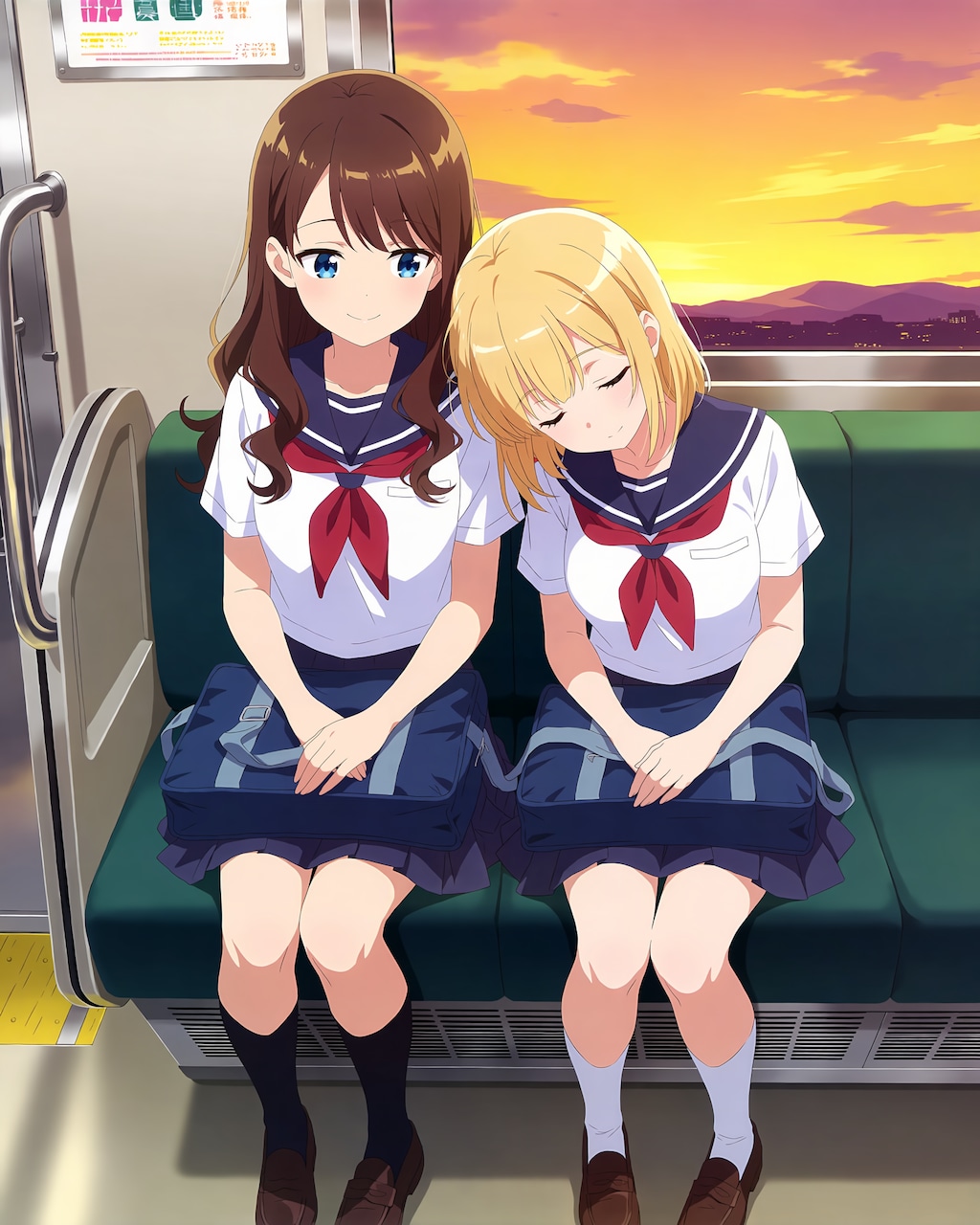 安心して眠れる帰りの電車