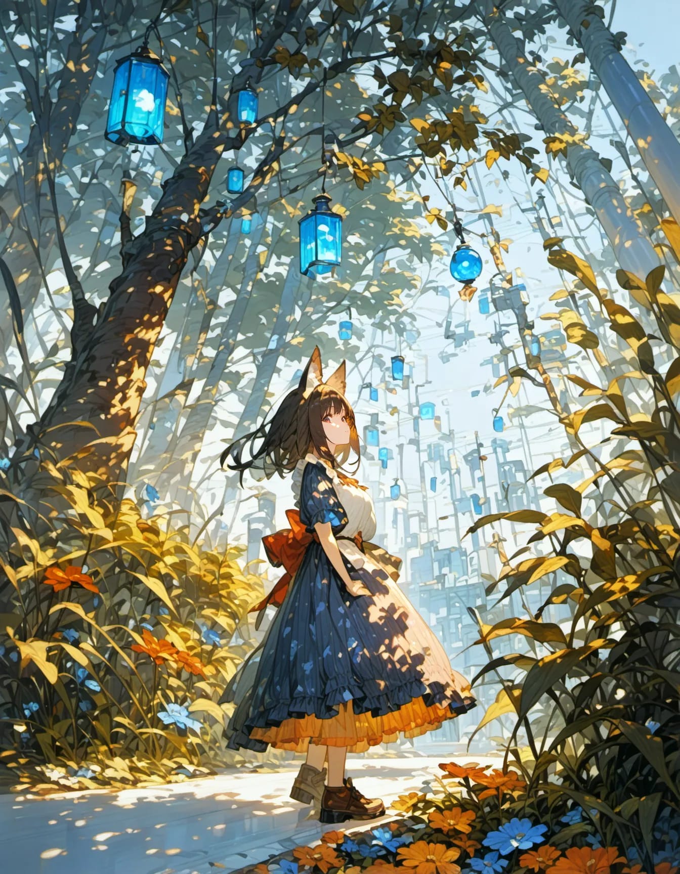 Neon Reverie in Midnight Streets | の人気AIイラスト・グラビア