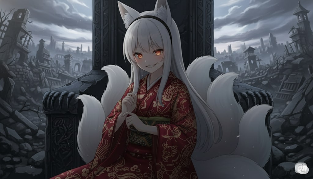 【九尾の久遠】崩壊の女帝 | の人気AIイラスト・グラビア