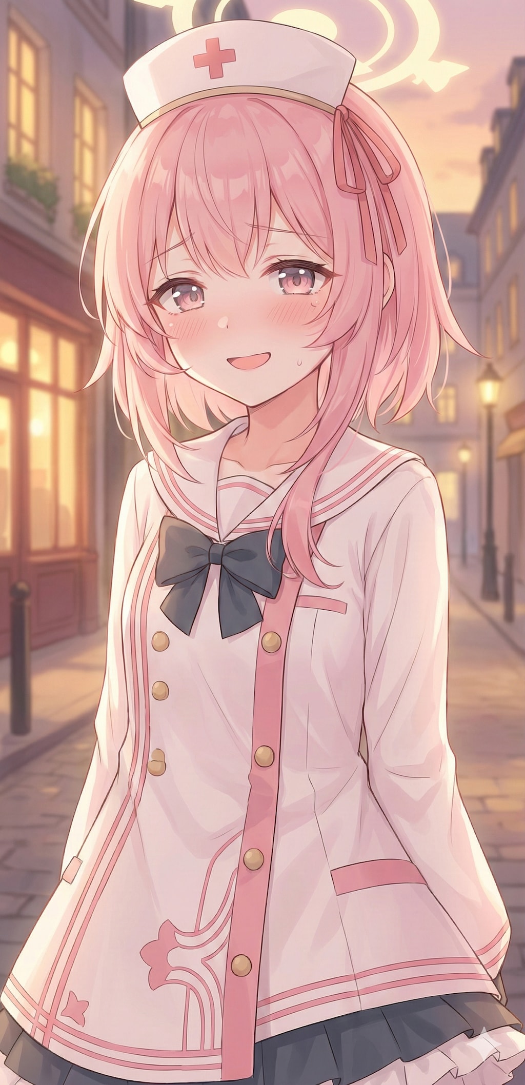 夕方の街歩きデート