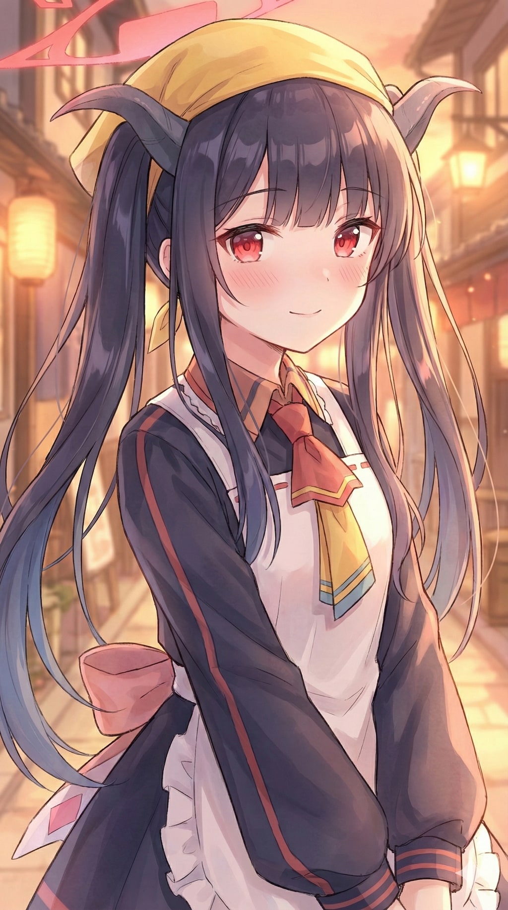 夕方の街歩きデート