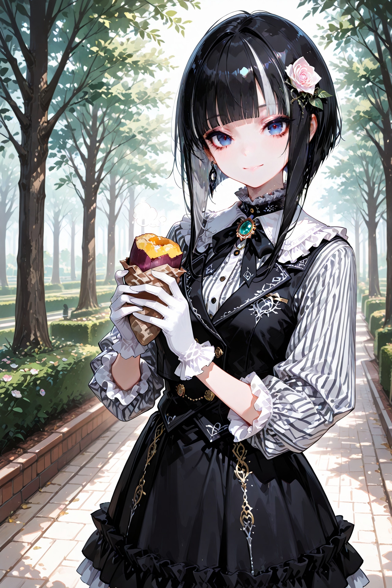 お芋をあげよう💜 | の人気AIイラスト・グラビア