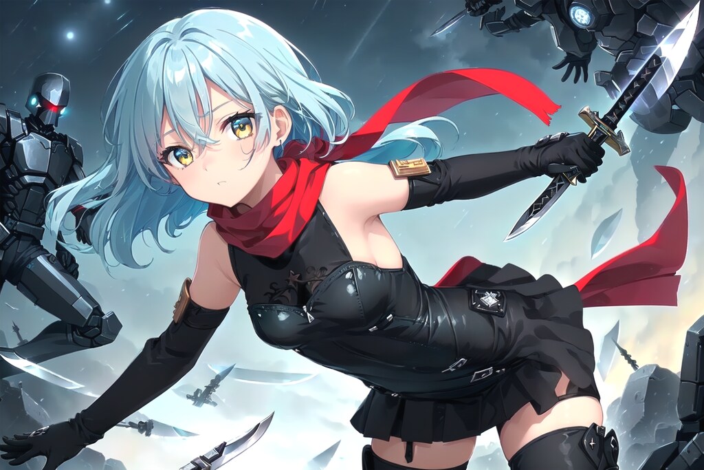 対怪異事件処理特務室の任務風景（次女）