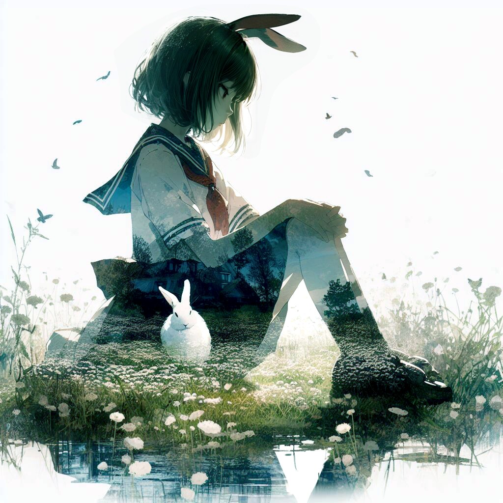 二重露光と少女⑥