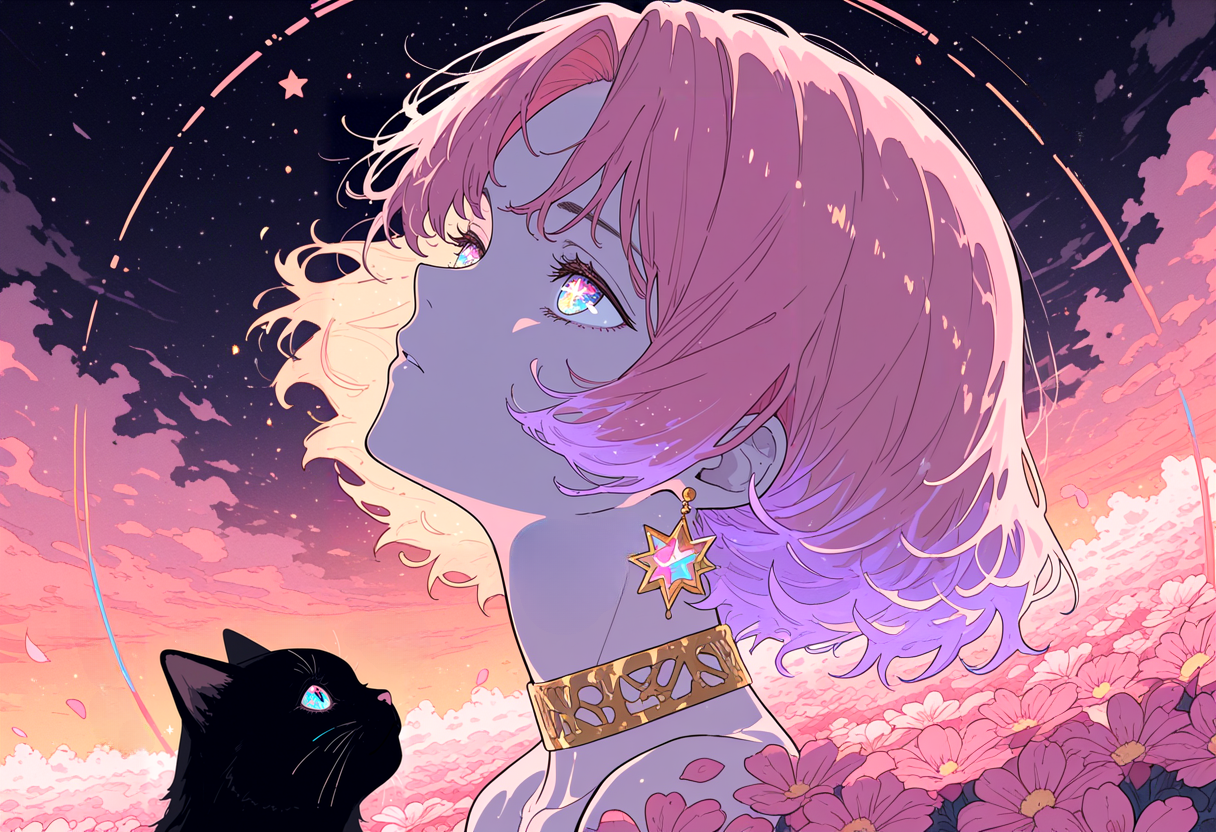 星の巫女 | の人気AIイラスト・グラビア