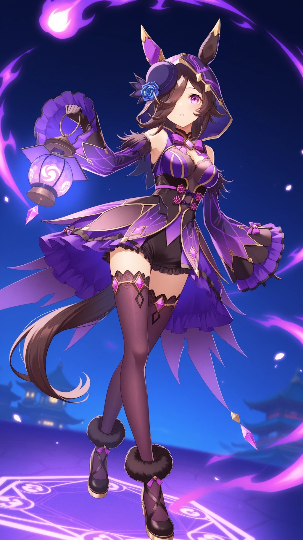 ワイスシャワー(雷蛍術師風コスプレver)