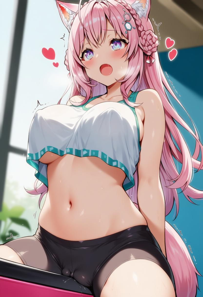乗馬マシンで気持ちよくなっちゃった♡（博衣こより）