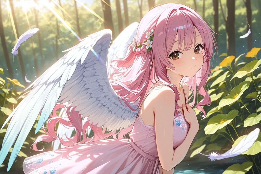 天使さん頑張ります