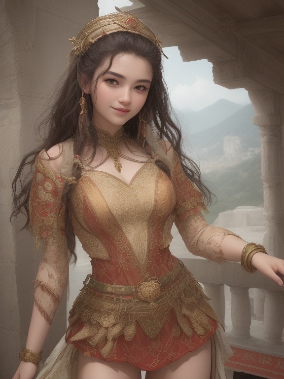 異世界・古代楼蘭の少女