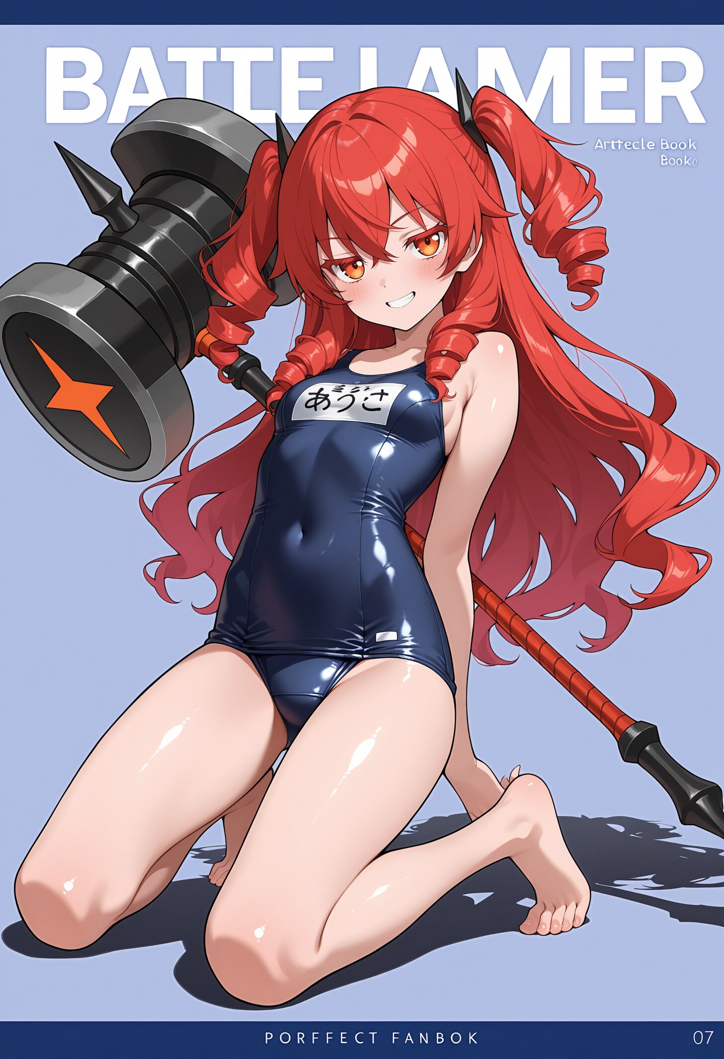スク水ドリルとハンマー