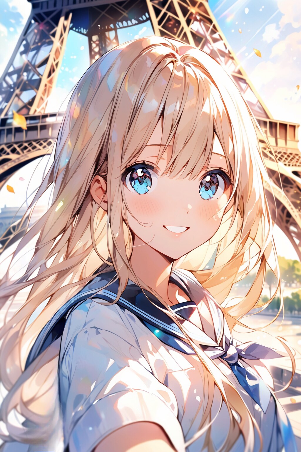 ちちぷいちゃんとエッフェル塔！