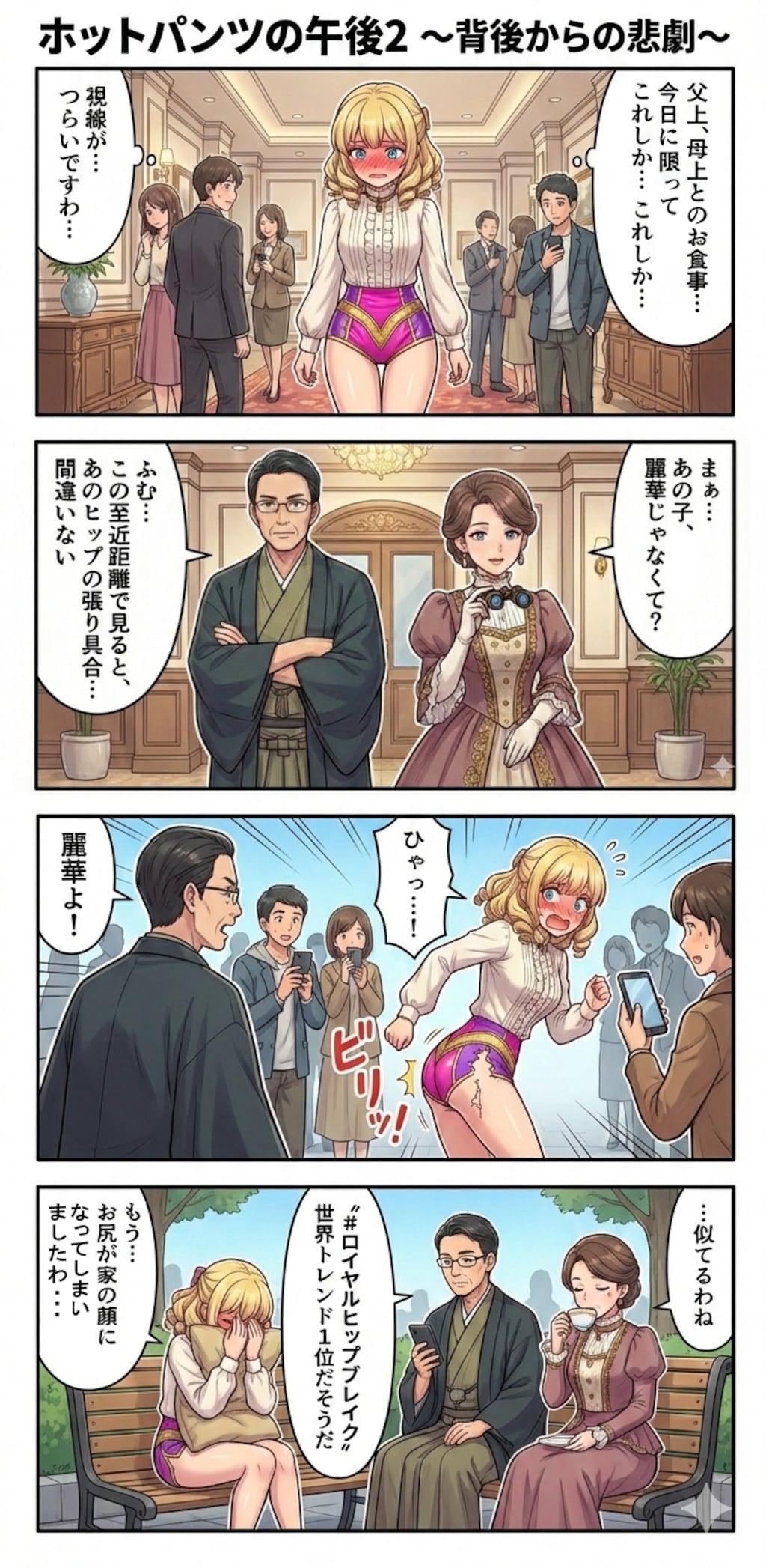 ホットパンツの午後２ 〜背後からの悲劇〜