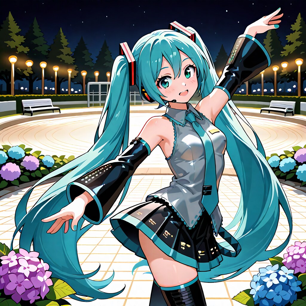 LILY 初音ミク 紫陽花