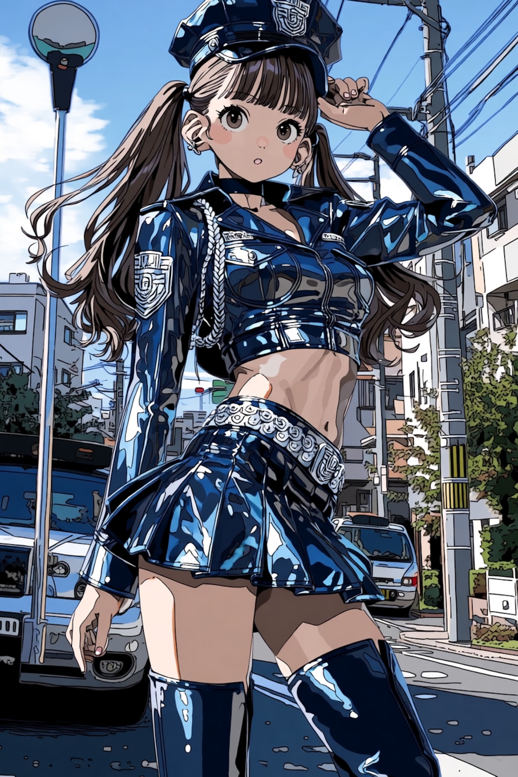 ツインテールな警官ちゃん