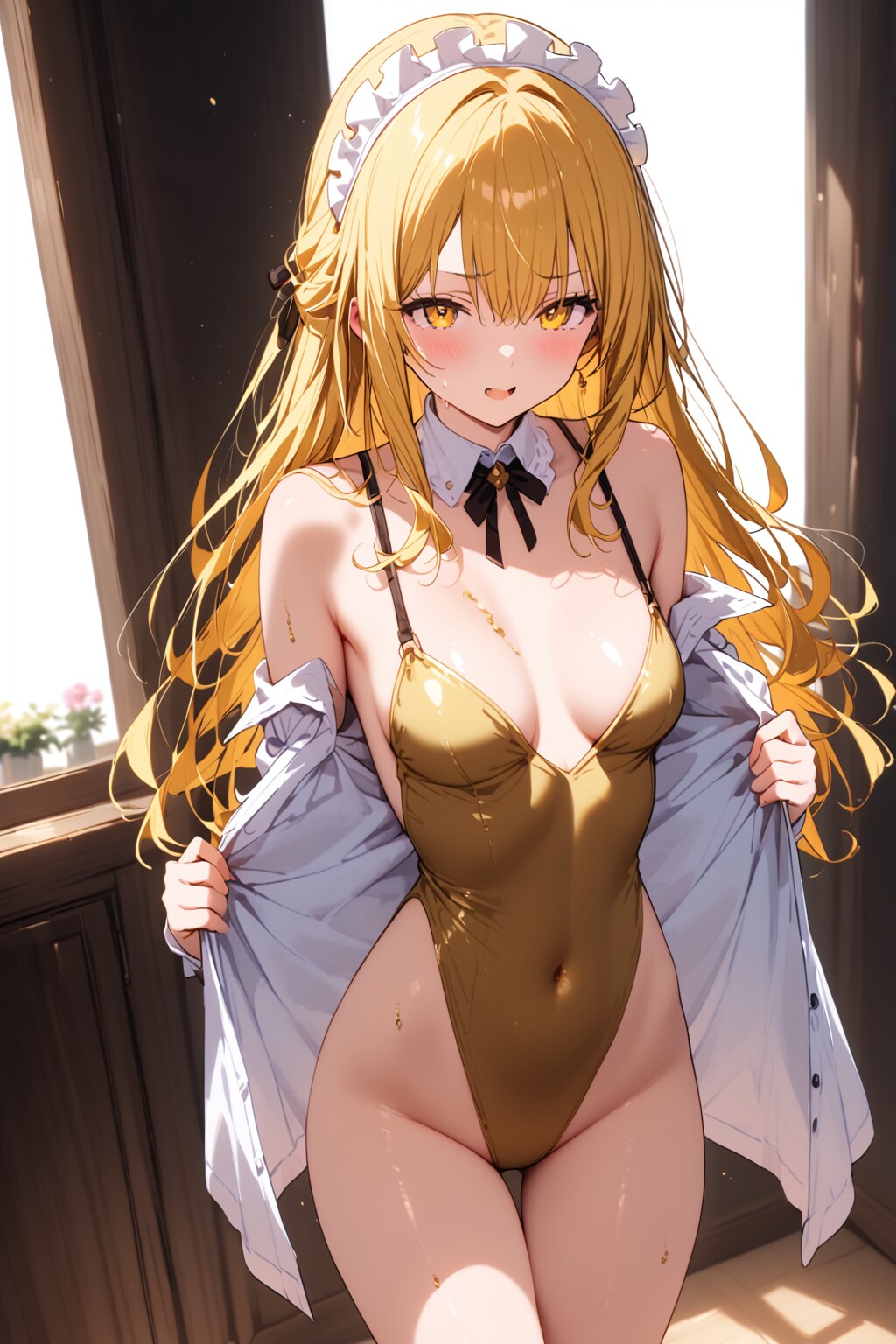 金のレオタード