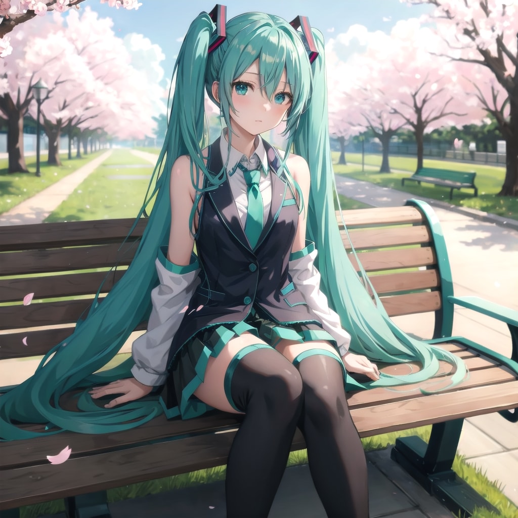 V4B 初音ミク | の人気AIイラスト・グラビア