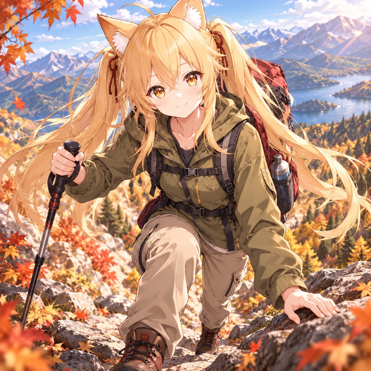 ミラと紅葉シーズン | の人気AIイラスト・グラビア
