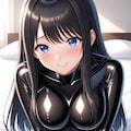 黒エナメルボディスーツ 8枚目
