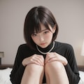 黒い服の女子 7枚目