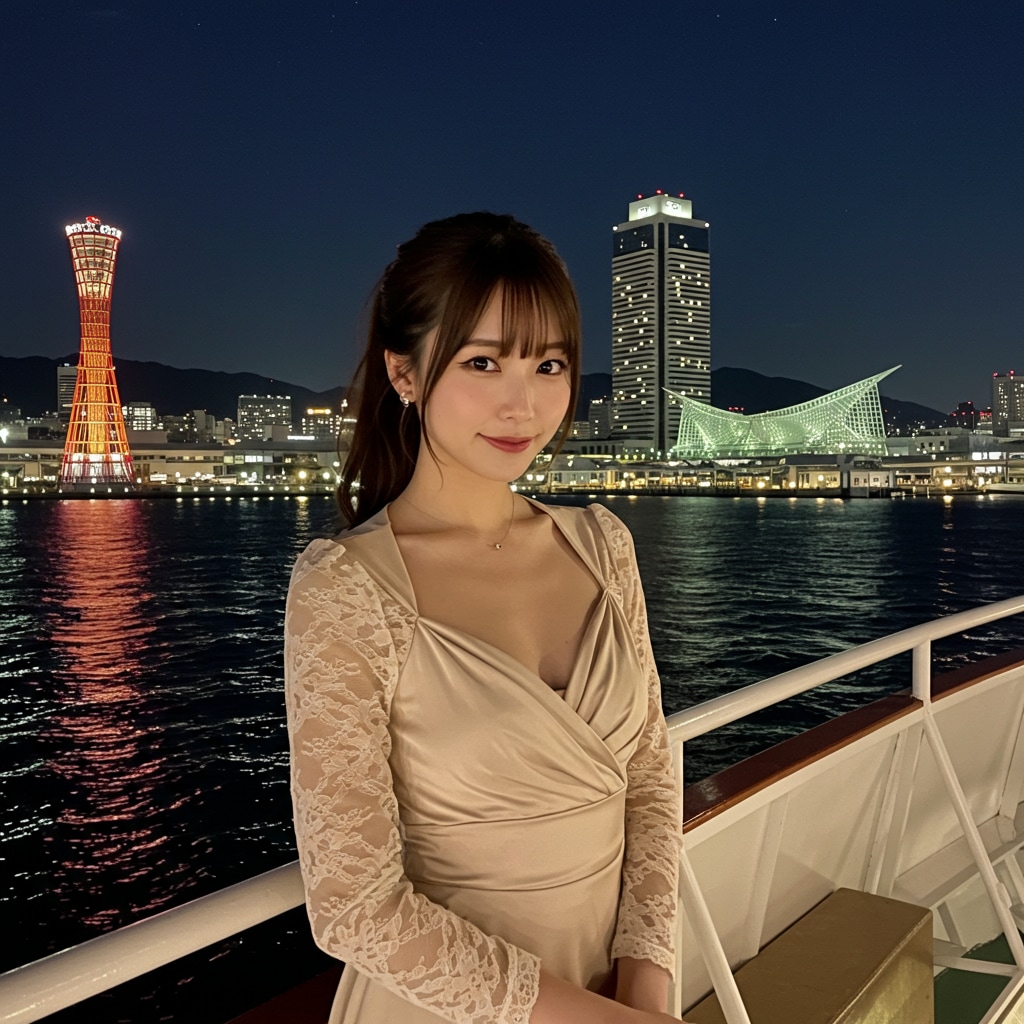 神戸でクルージング✨️