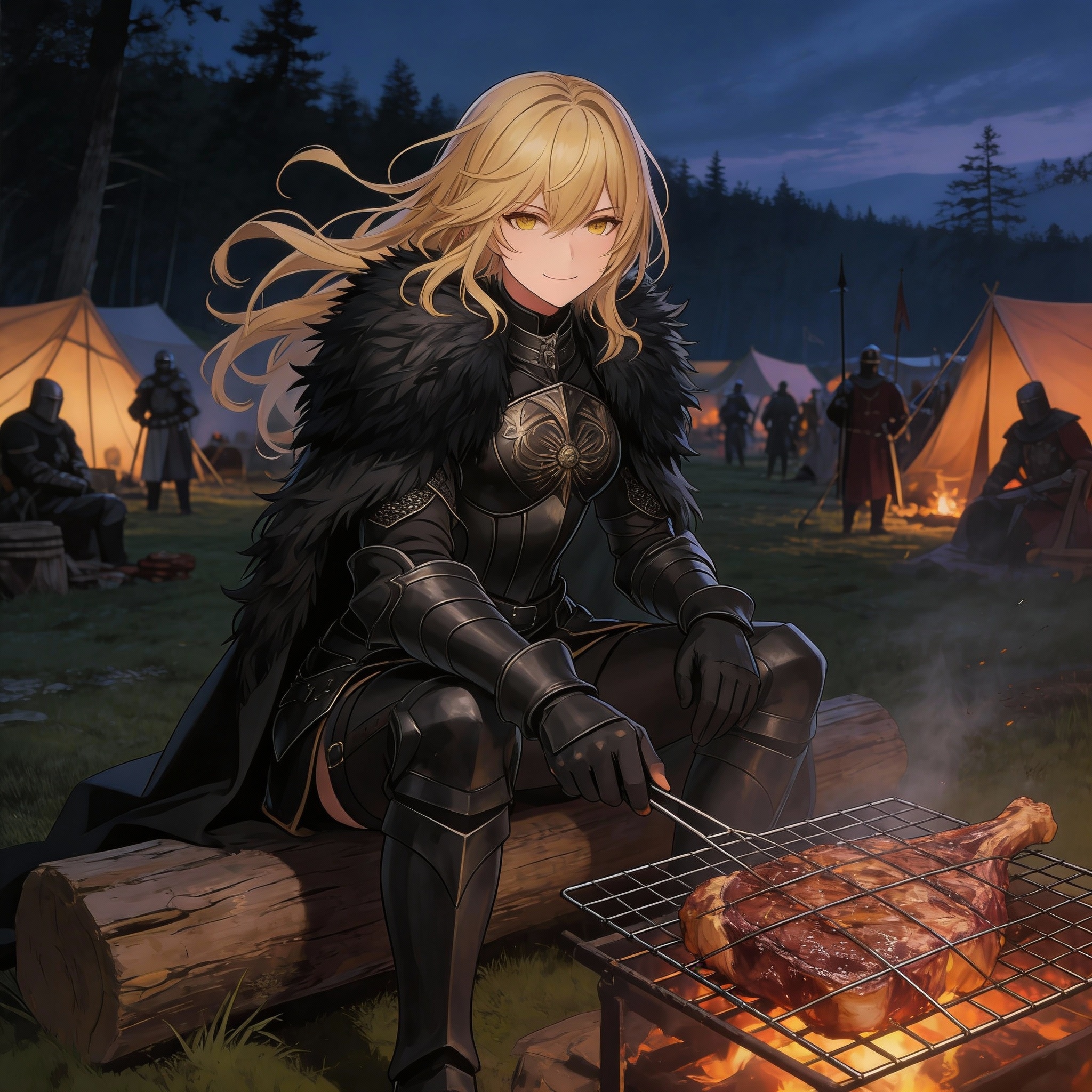 ブロンドの女騎士さん888 | の人気AIイラスト・グラビア