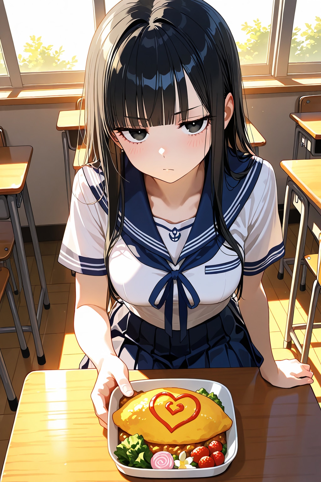 ジト目なうちの子サトコ