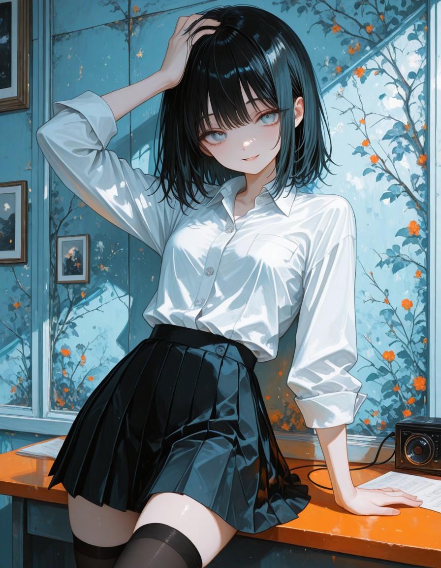 ちょっと気取ってる子 | の人気AIイラスト・グラビア