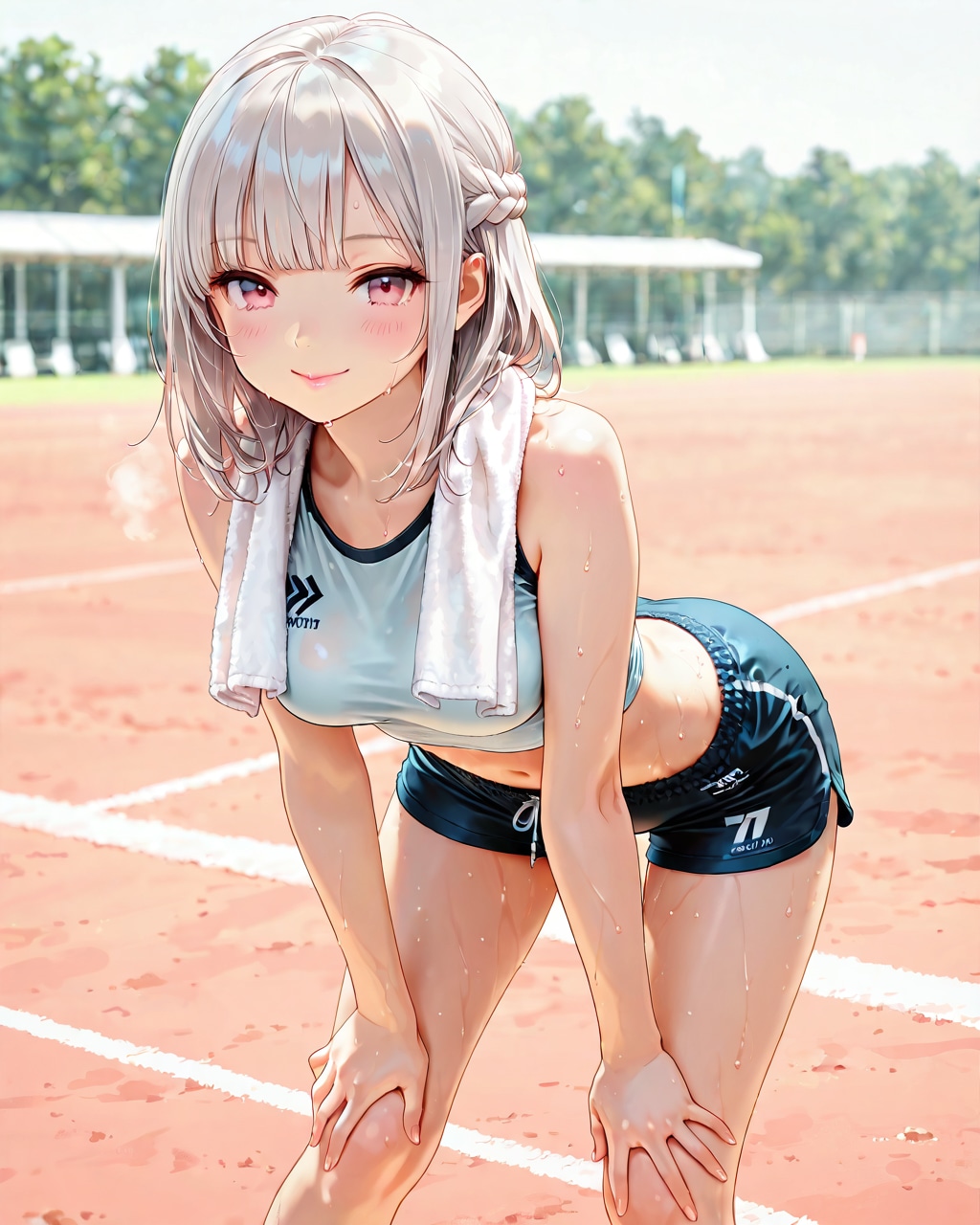 徒競走後