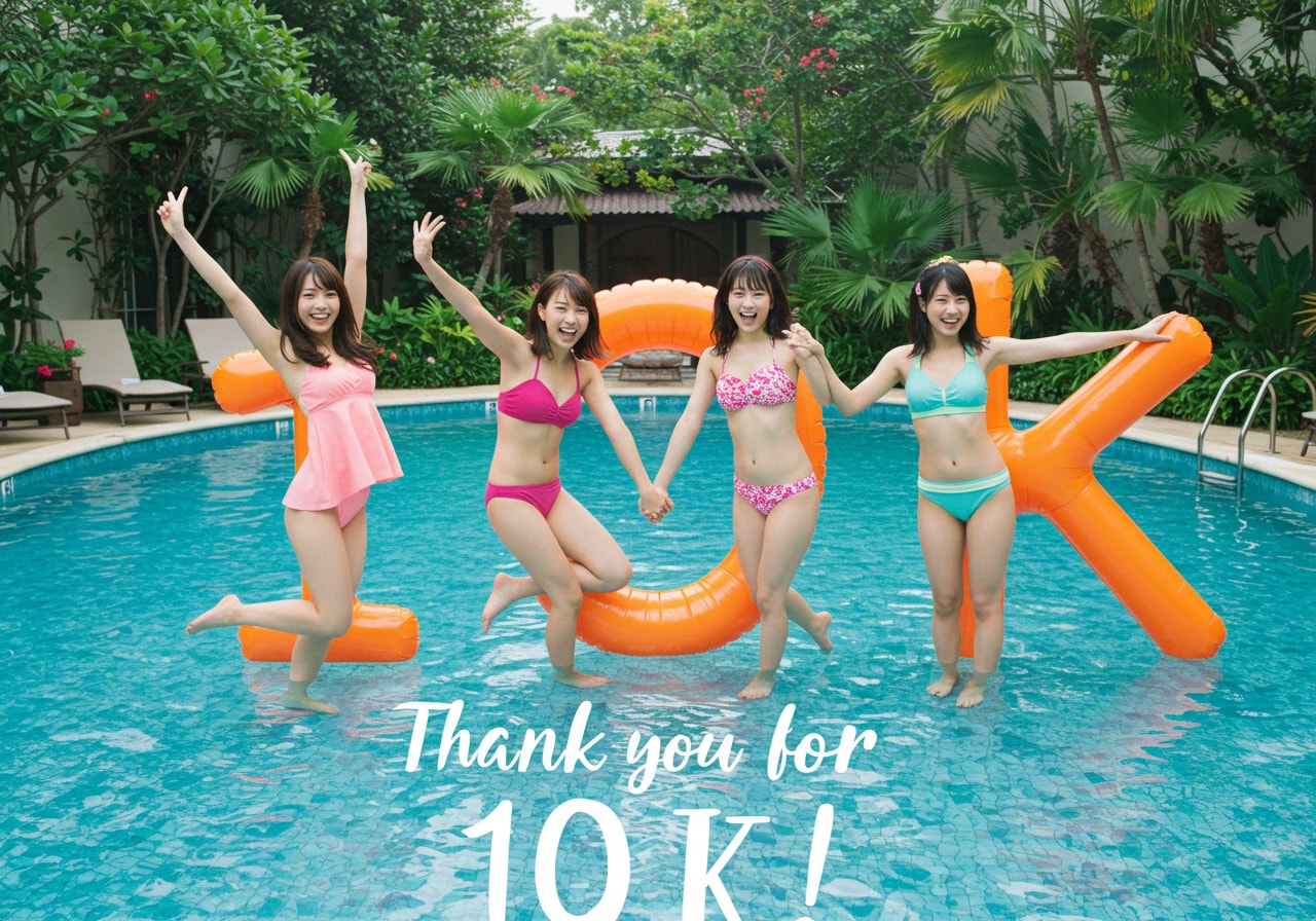 10000いいね！ありがとうございます
