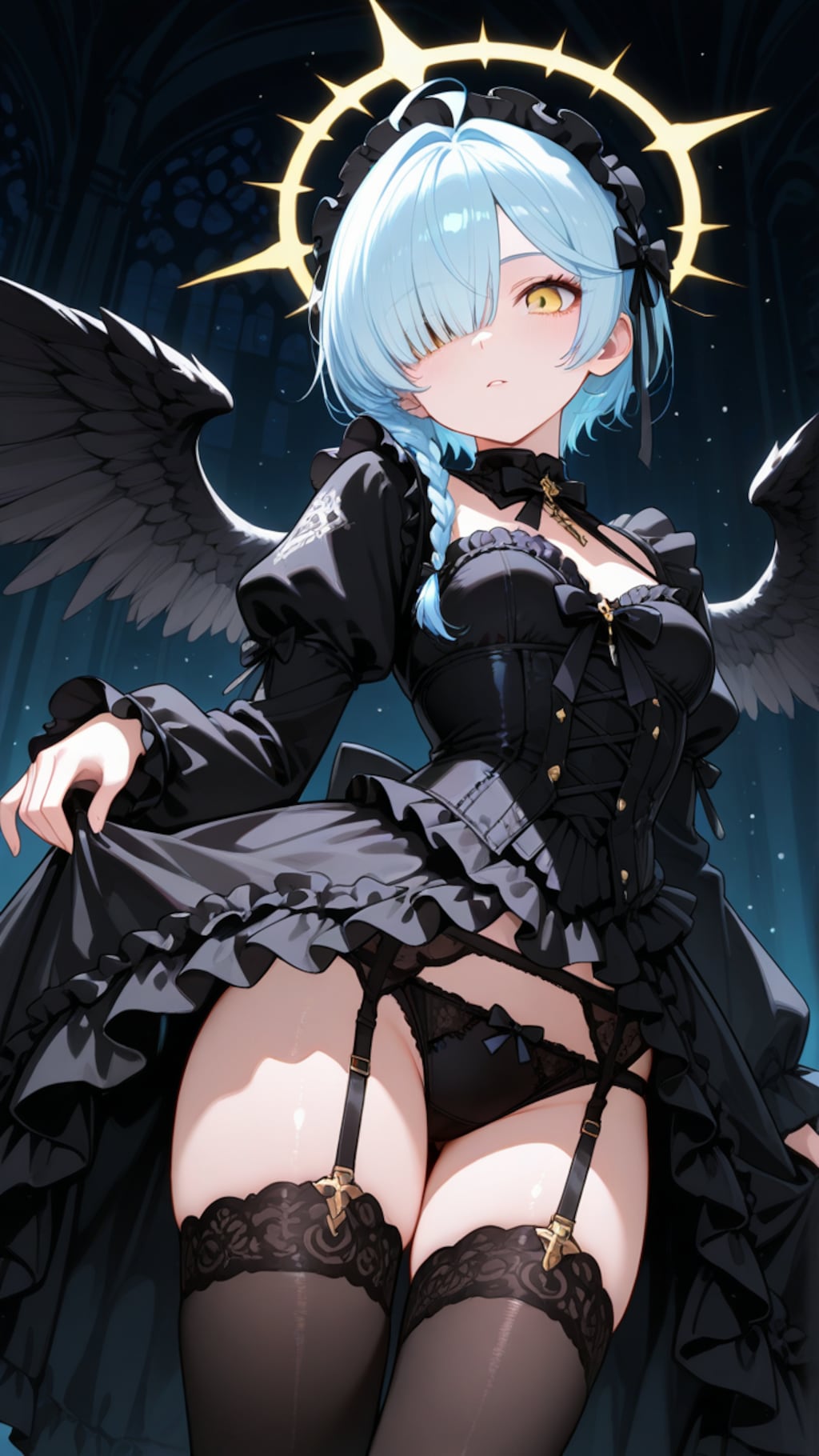 ジト目イドちゃんのゴスロリ衣装