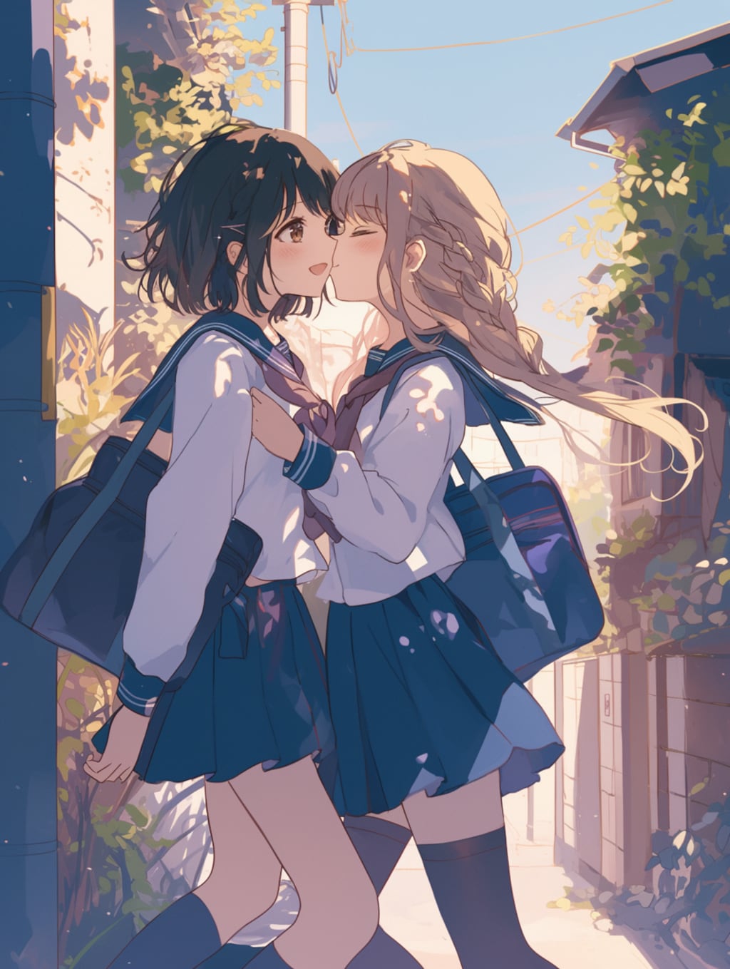キスしたい二人のJK125