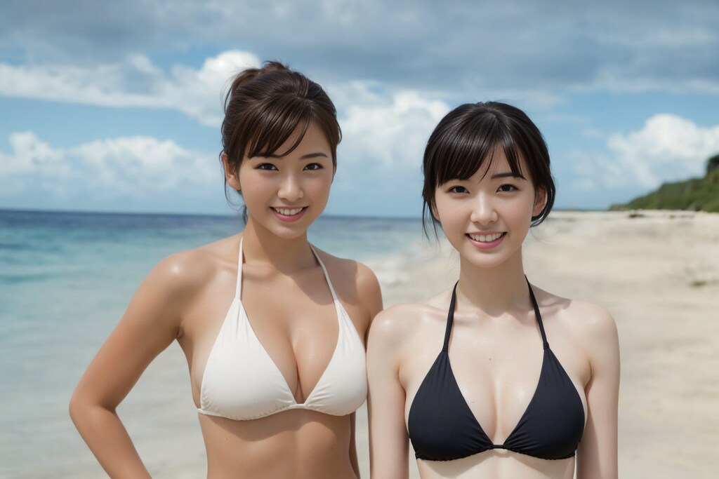 黒ギャルvs白ギャル