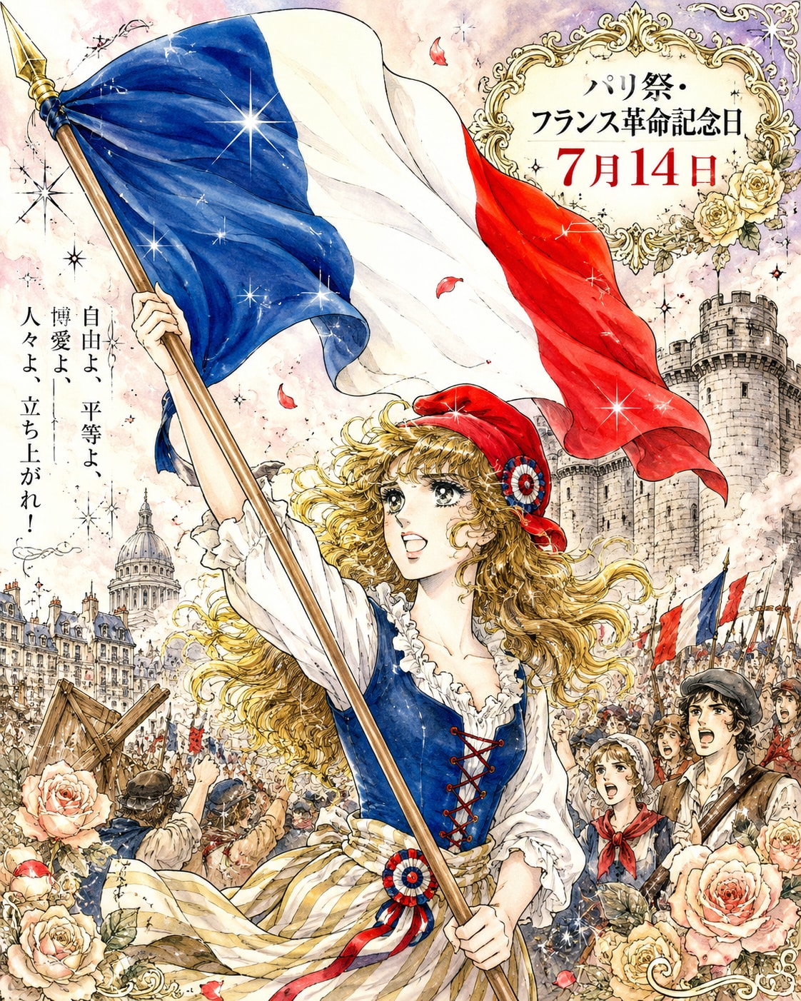 [今日は何の日 7/14] パリ祭・フランス革命記念日