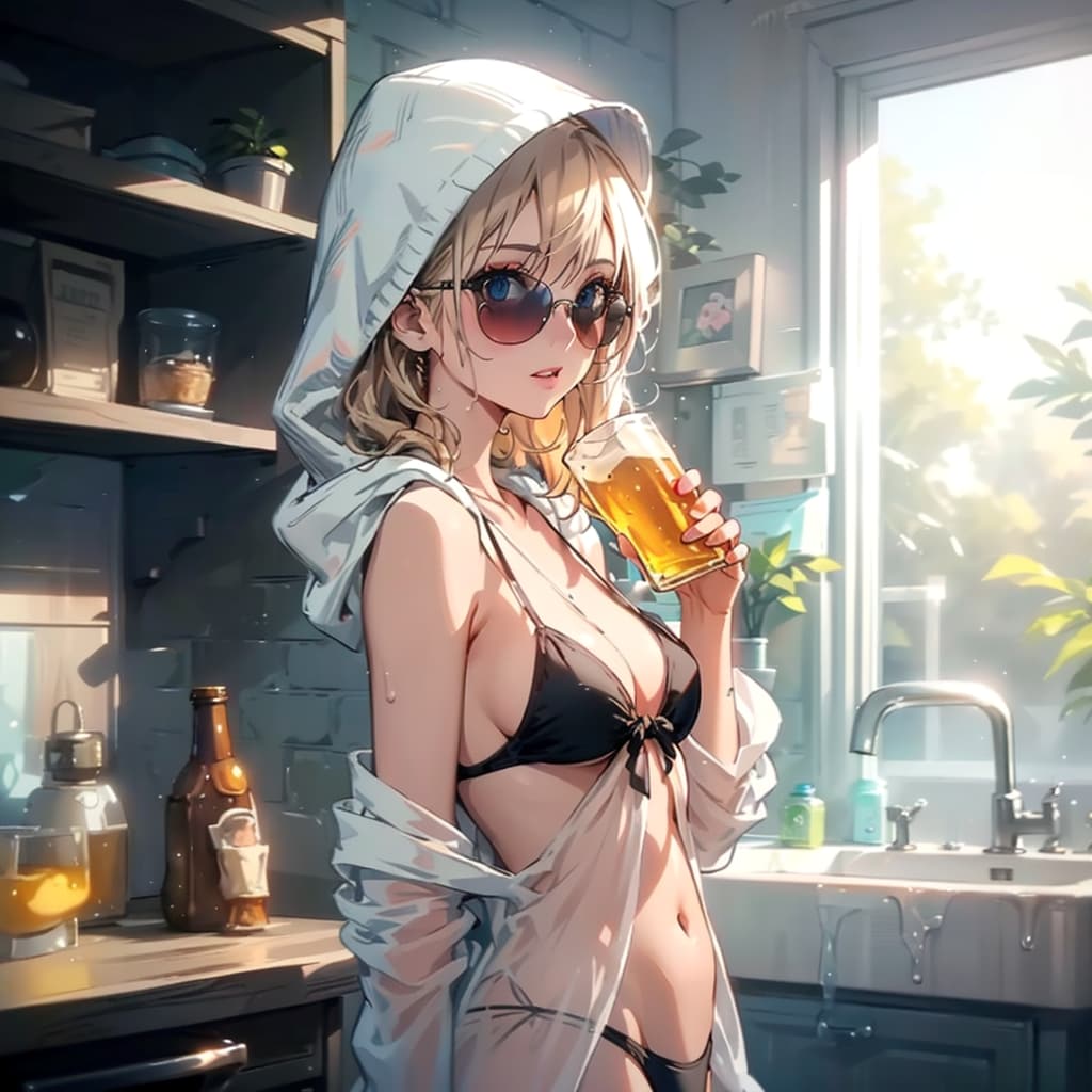 厚い日はビールを飲んで