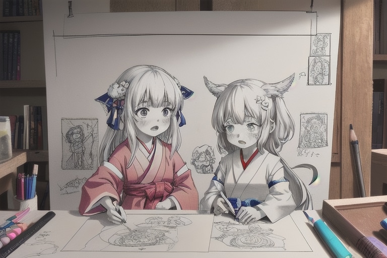 可愛いイラストの巫女ちゃん | の人気AIイラスト・グラビア