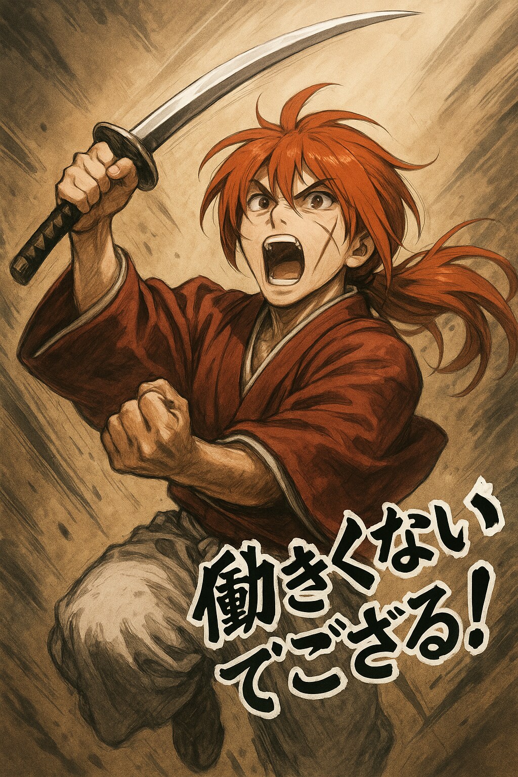 働きたくないでござる！