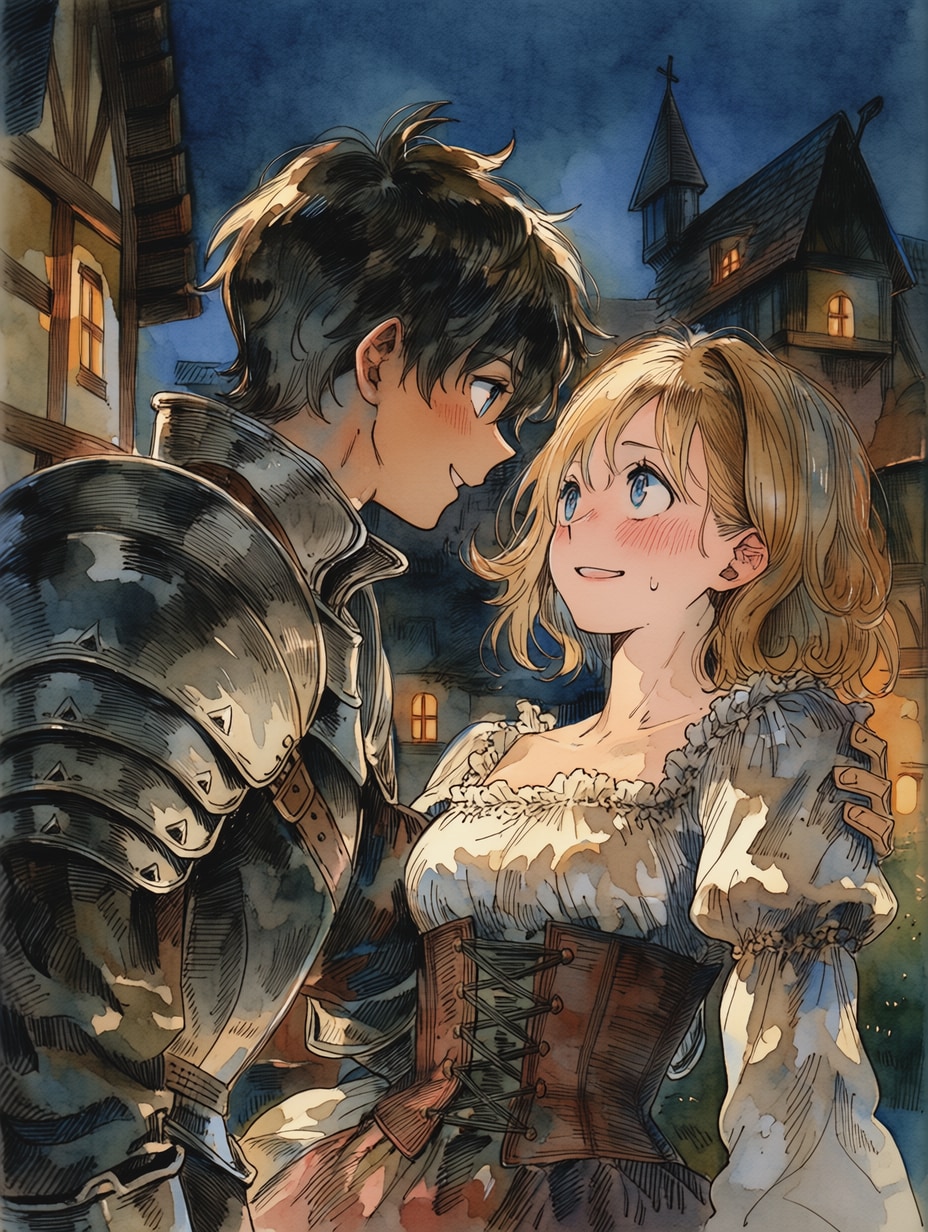 騎士と村娘207 | の人気AIイラスト・グラビア