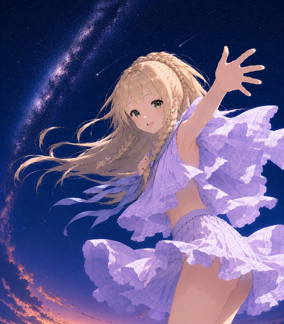 風が吹く