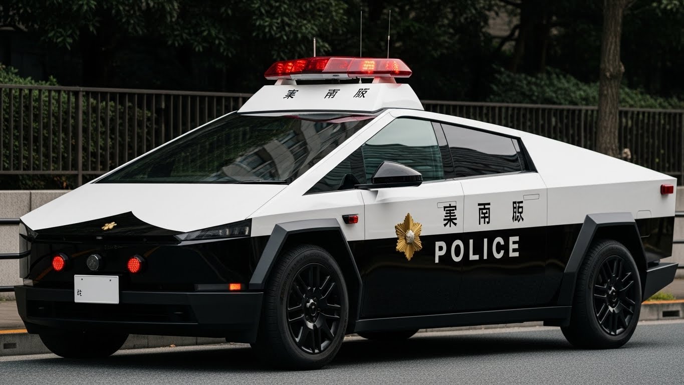 テスラサイバートラックパトロールカー | の人気AIイラスト・グラビア