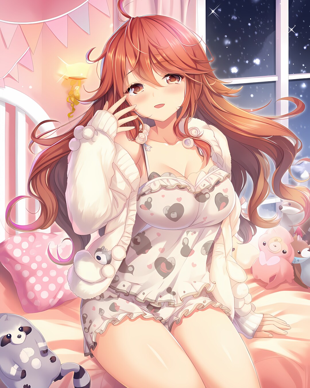 🦝たぬきふわふわでおやすみノノカ♡