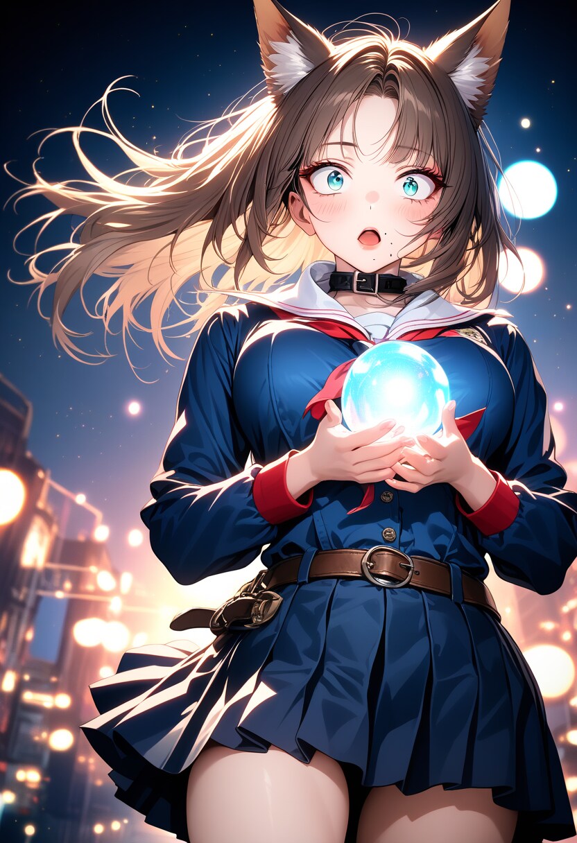 JKと光球Days | の人気AIイラスト・グラビア