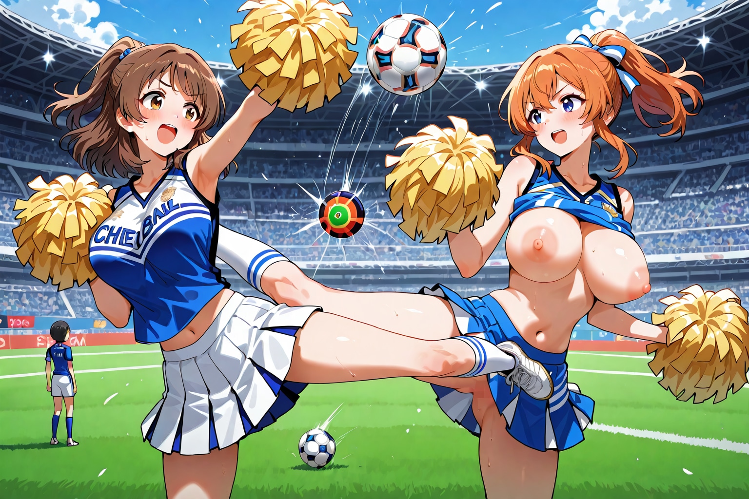 サッカーつよつよチアリーダーたち