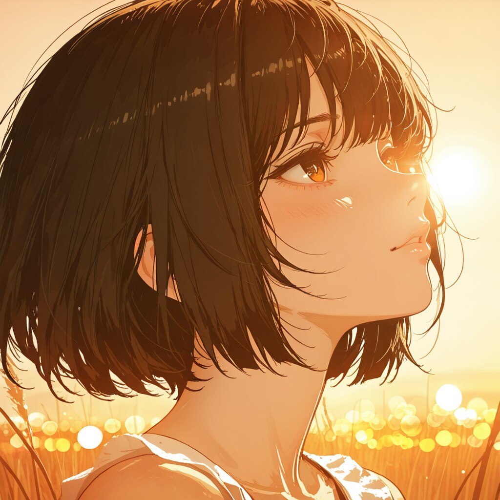 夏の夕暮れ