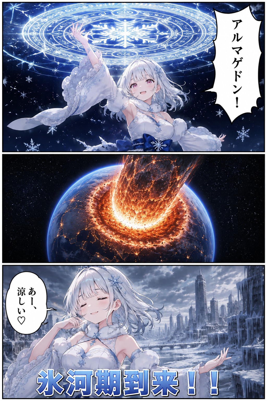 【回答】雪女アイシャの涼む方法は？
