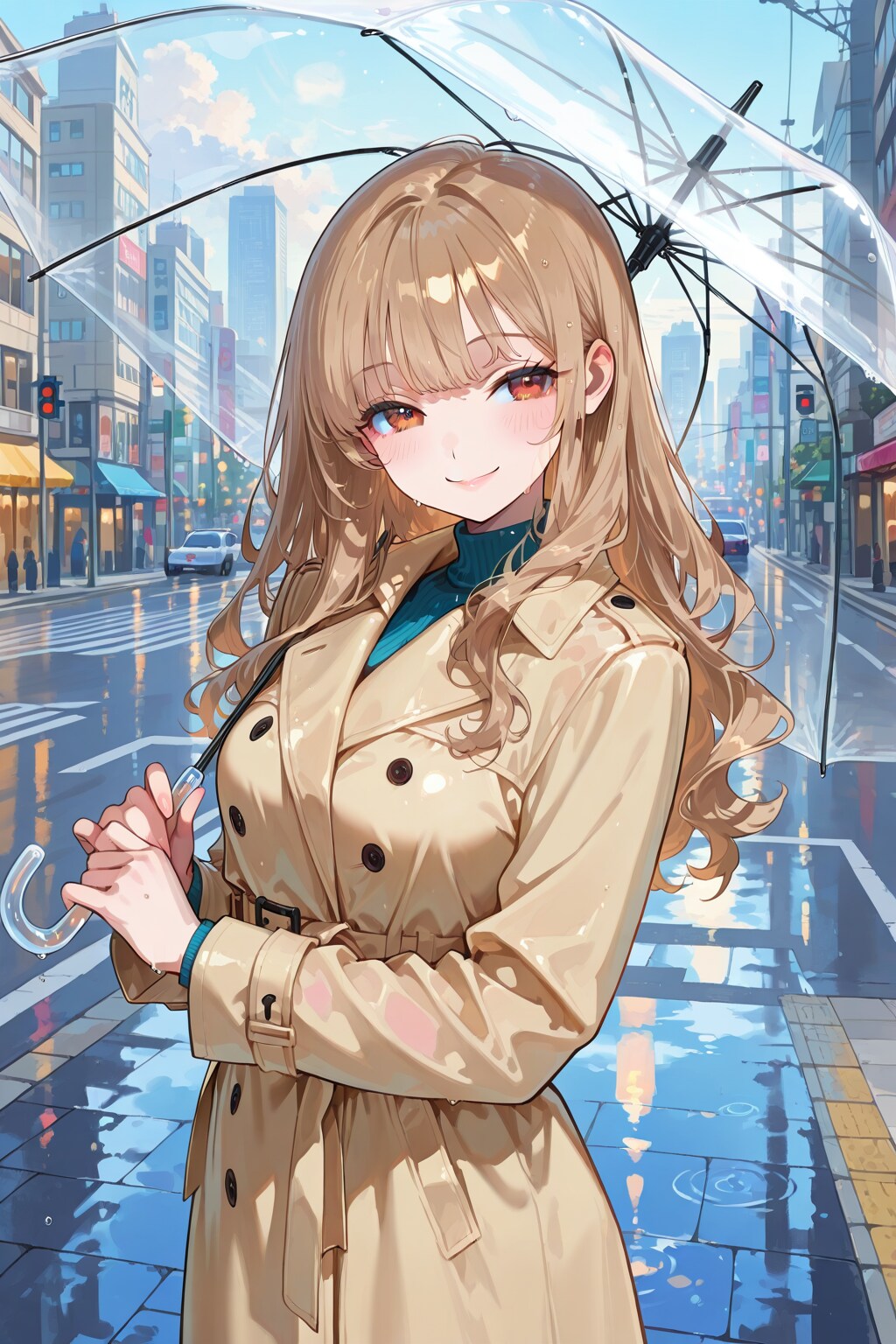 傘とギャルちゃん