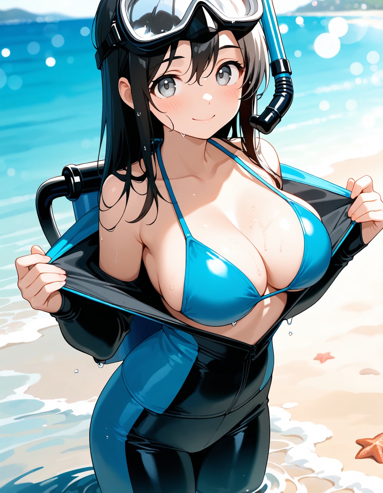 ダイビング上がり