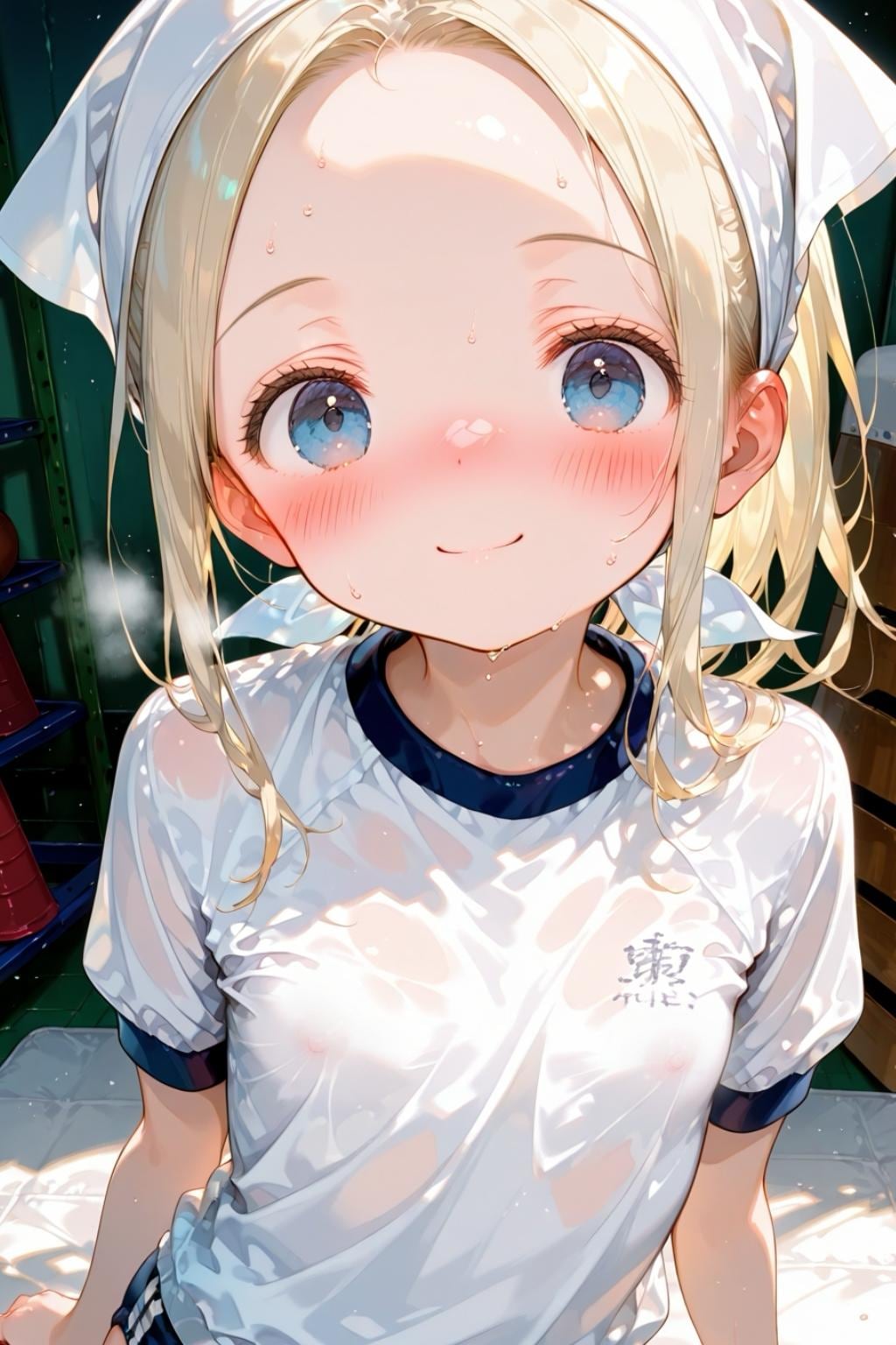 体育倉庫で二人