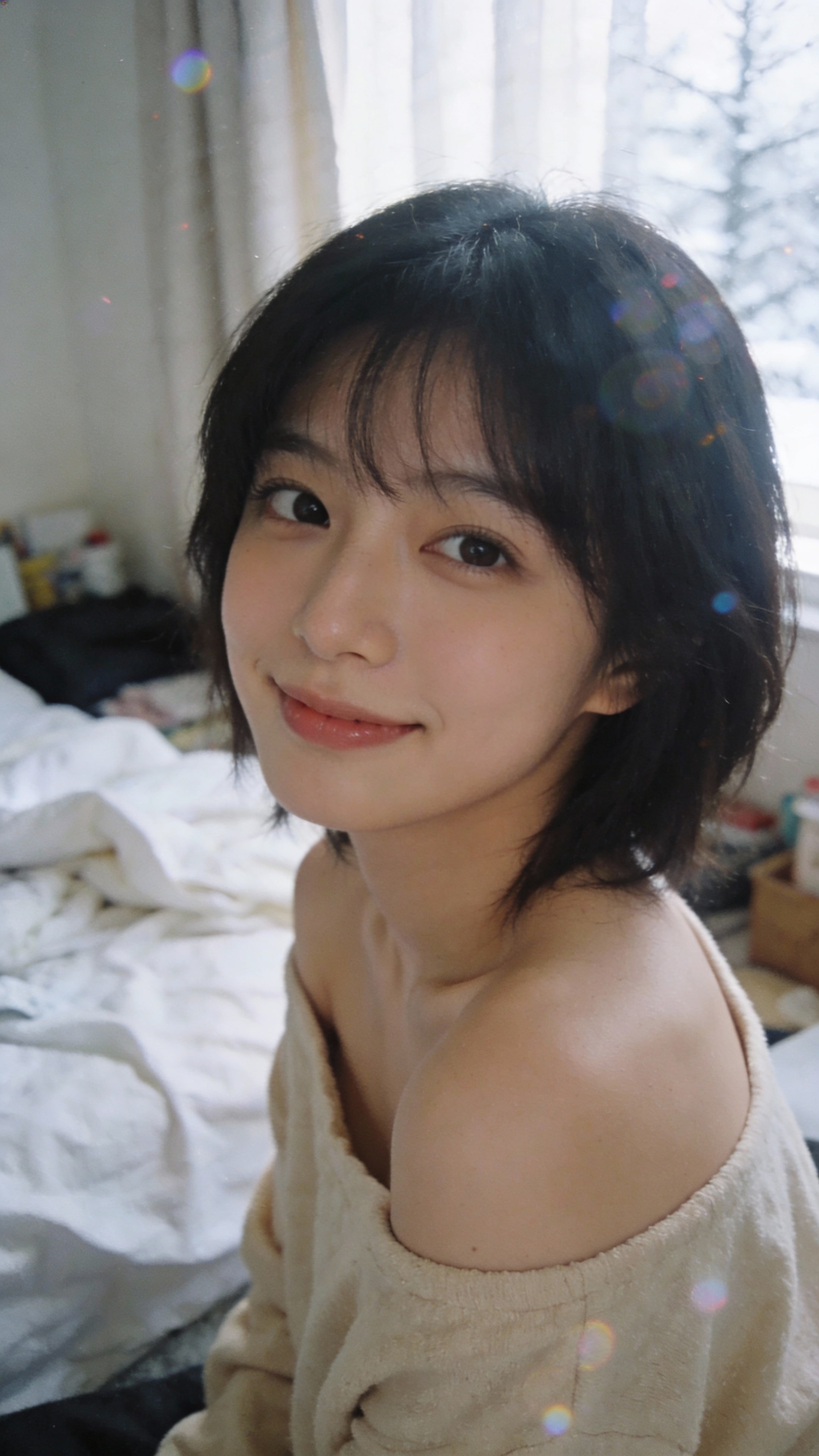 Morning Light and Gentle Smile