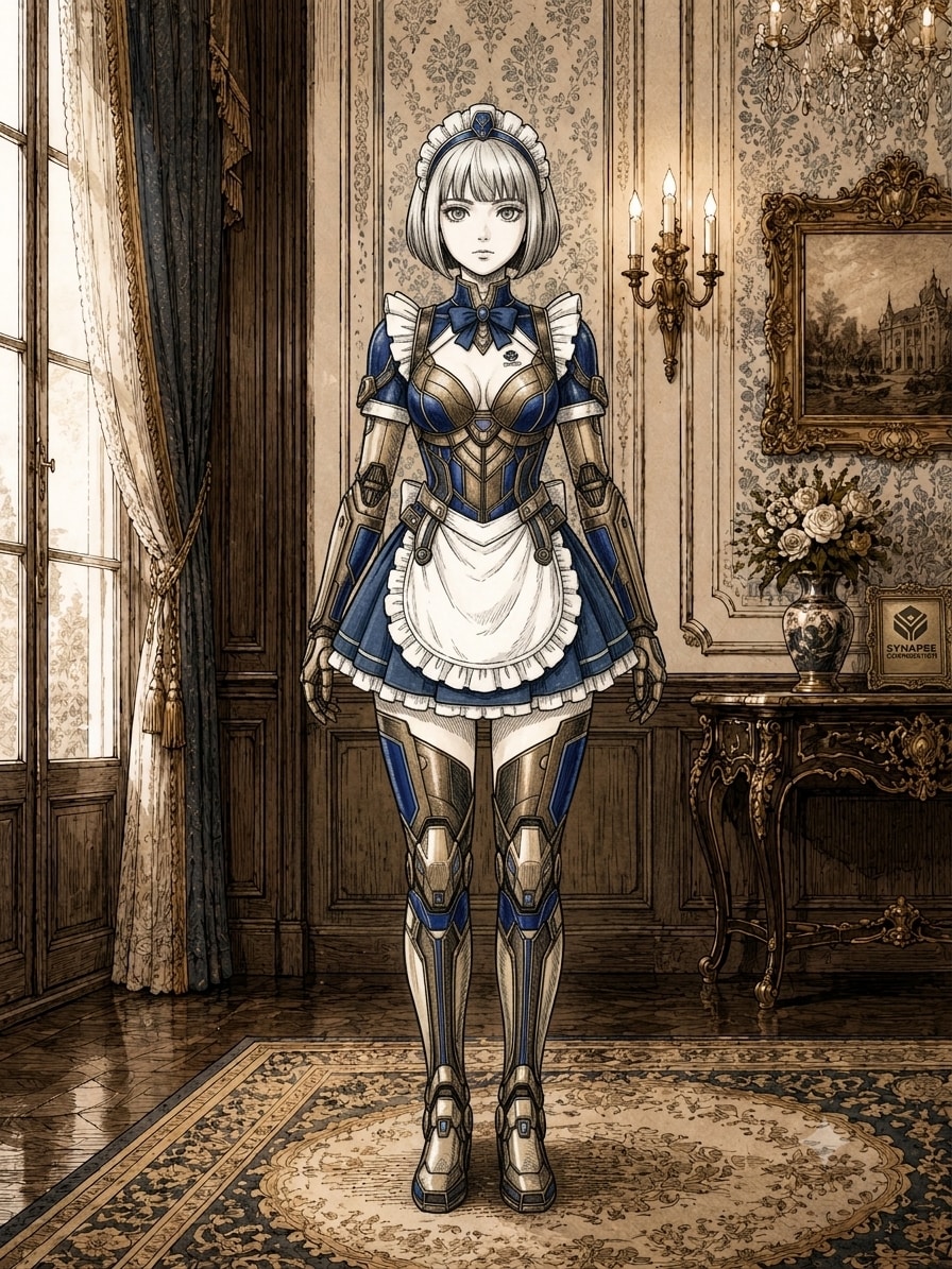 メイドロイド | の人気AIイラスト・グラビア