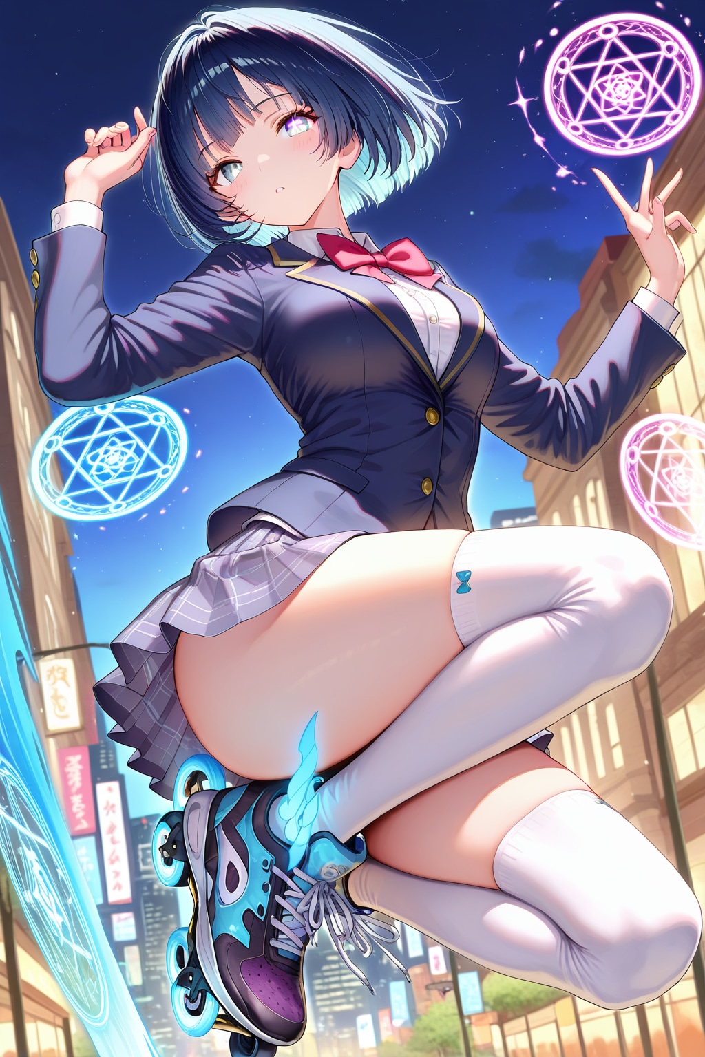 魔法のブーツ試したり